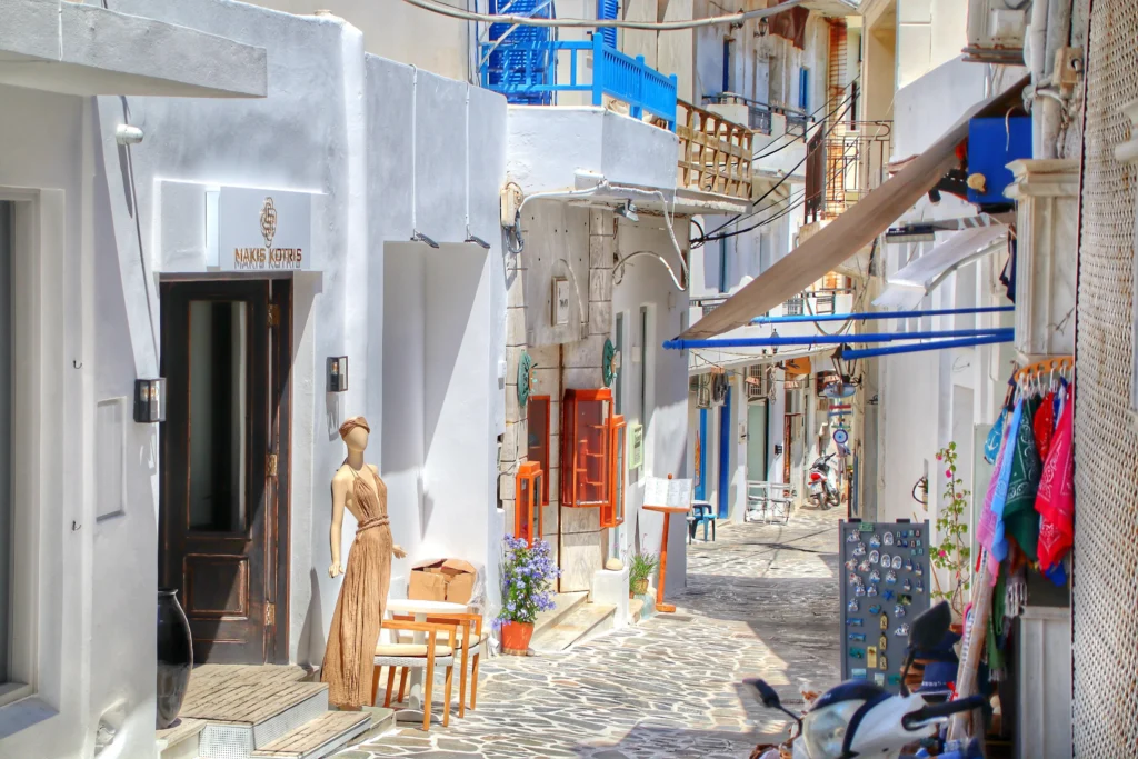 adresses ou manger a naxos