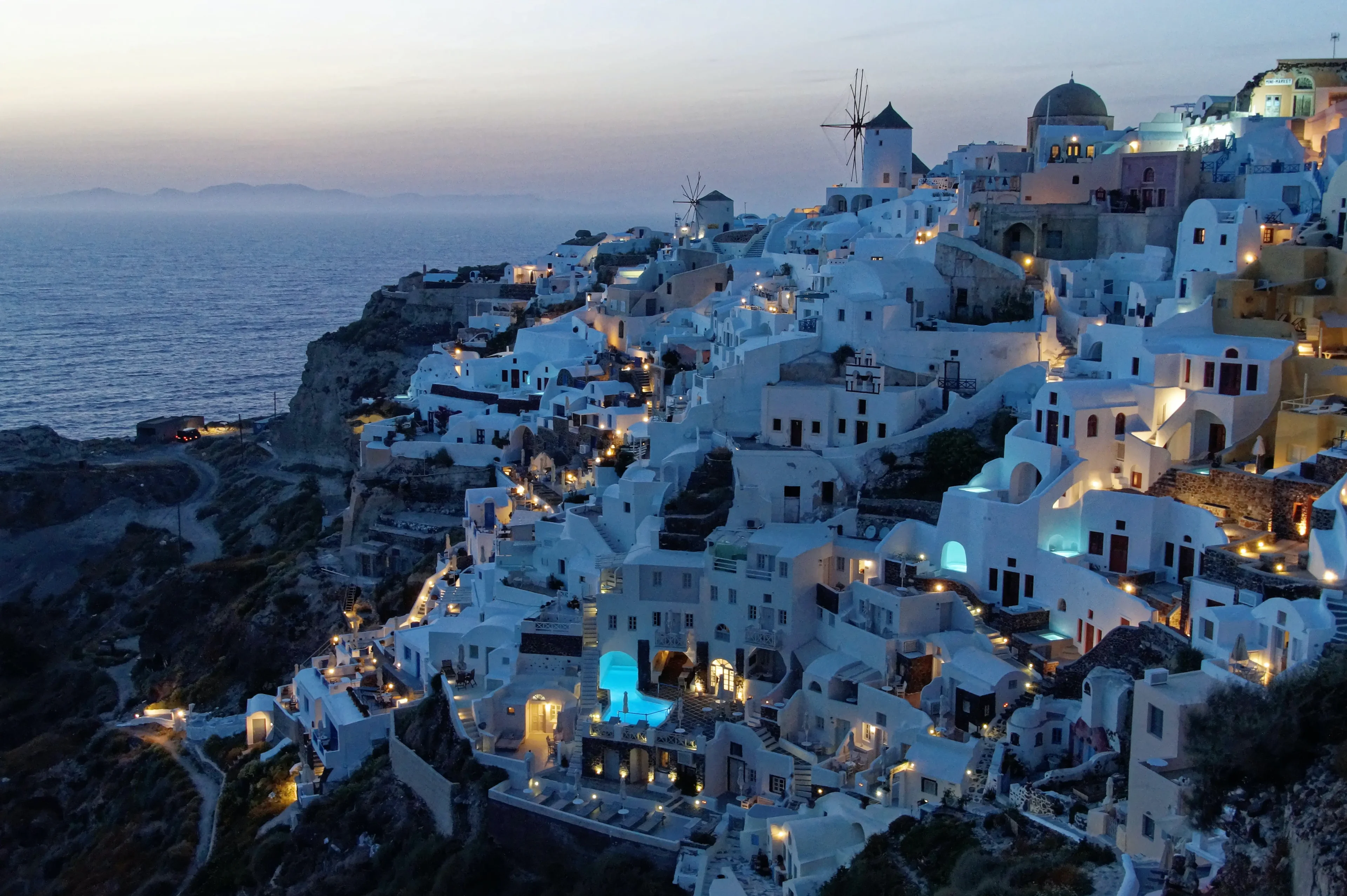 meilleur hotel endoit ou dormir a santorin cyclades grece