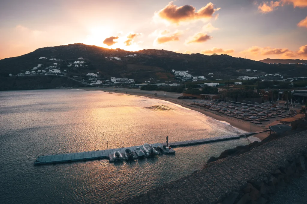 plages mykonos soir