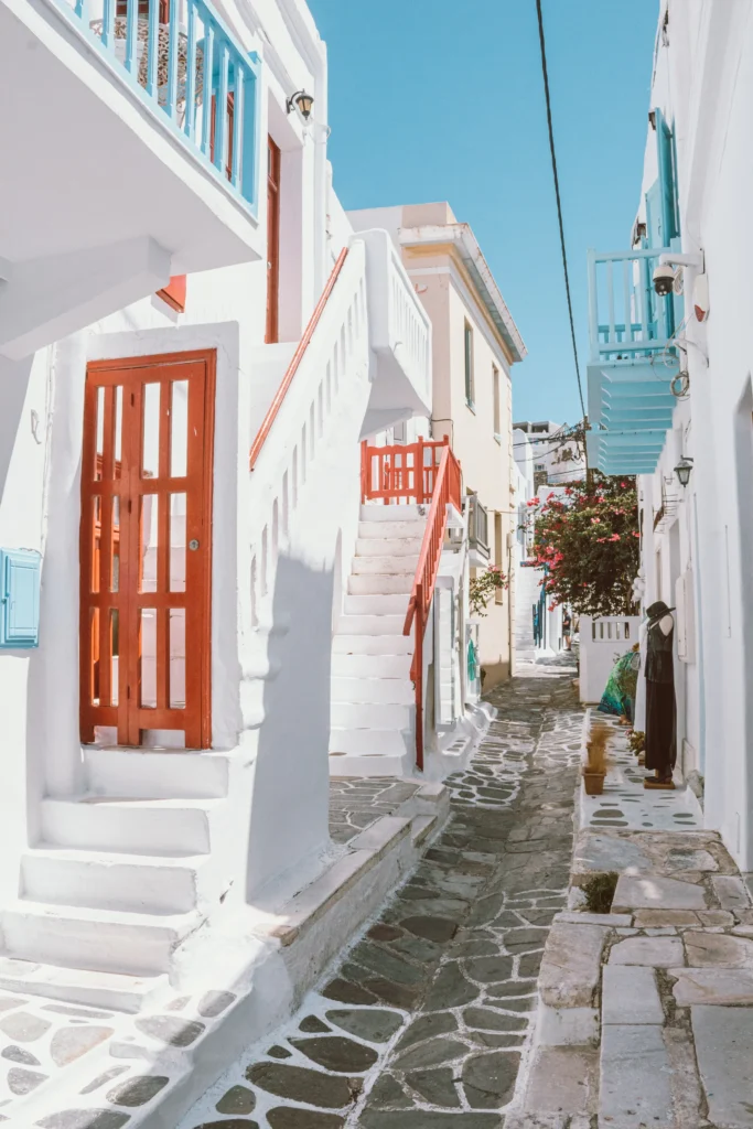 ruelles chora mykonos grece que faire