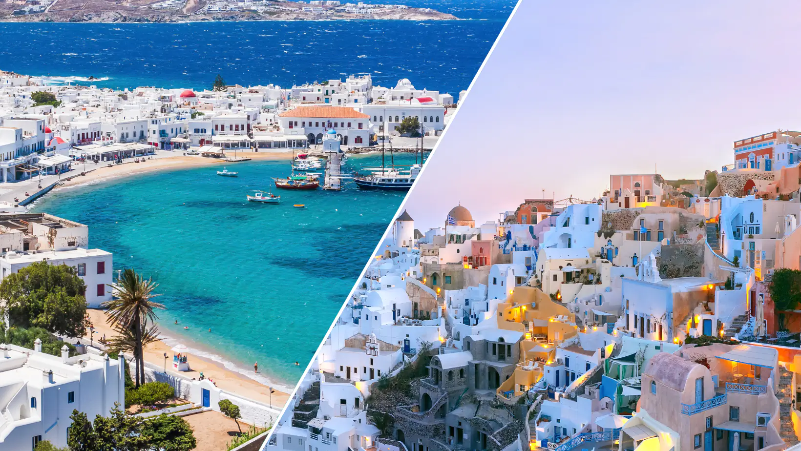 santorin ou mykonos voyage choisir ile grece