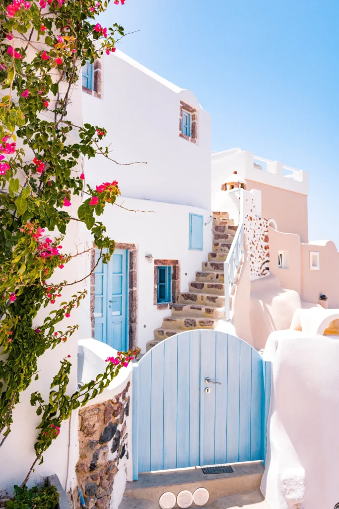 village Oia santorin voyage ruelles